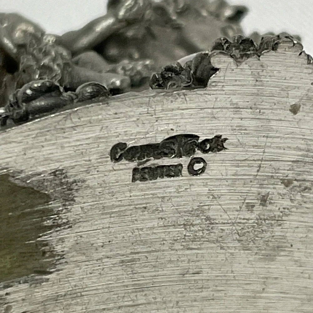 Vintage Comstock Pewter figure 2.25" Cherub on aUnicorn excellent condition - Picture 7 of 13